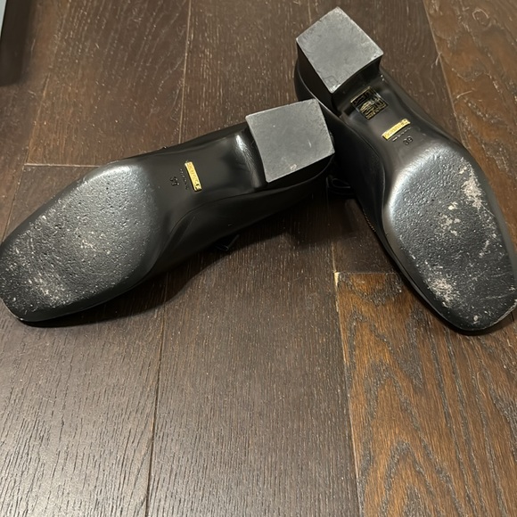 Gucci Bonny Bow Crystal Black and Gold Women's Shoesl - Picture 4 of 6